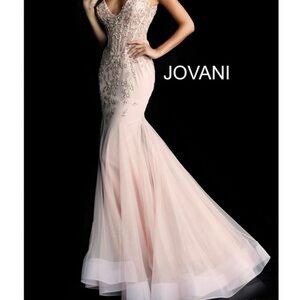 Used Jovani Pink Elegant Gown